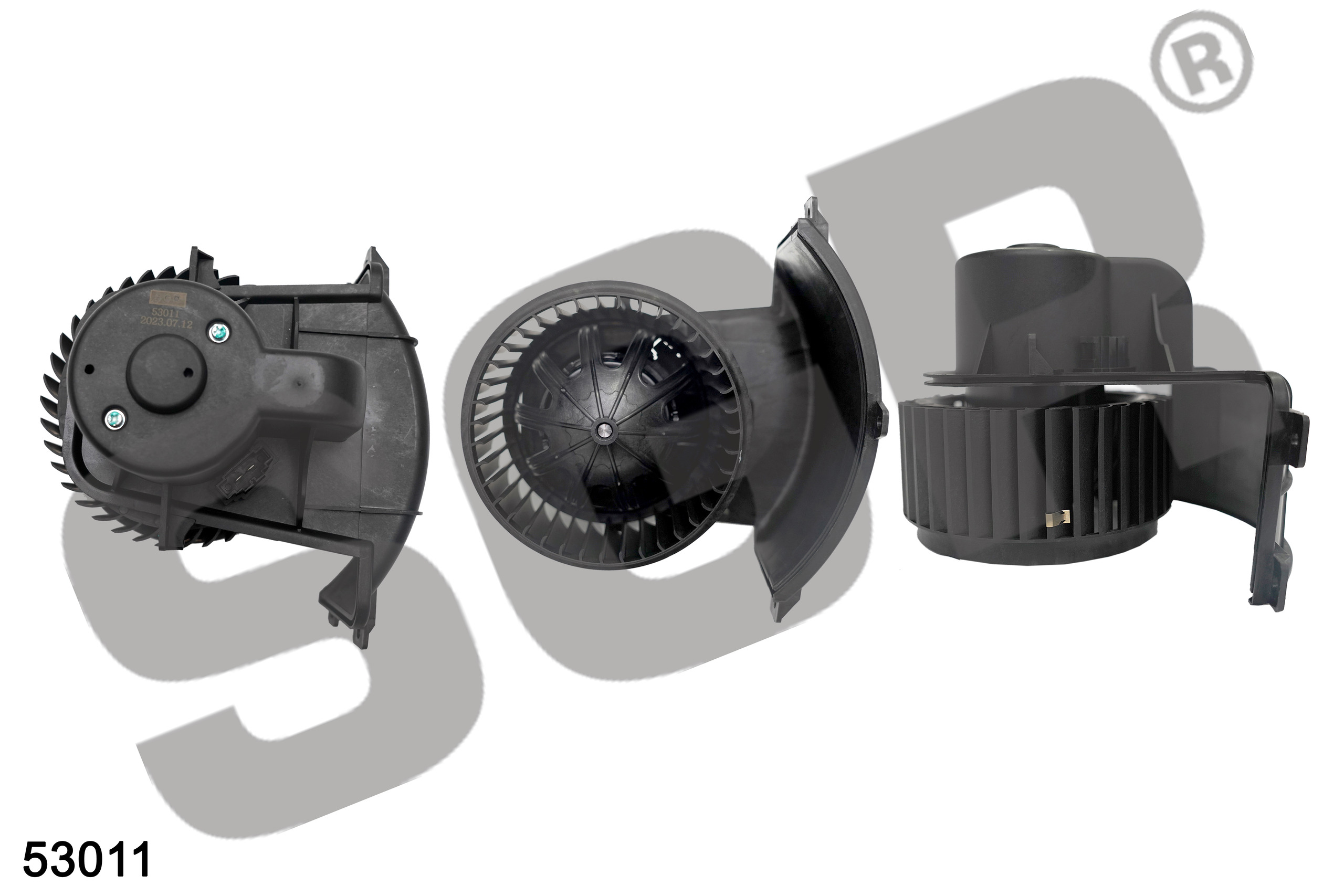 FRT-SGR / SGR.53011 / KALORİFER MOTORU 12V MULTİVAN T5-T6 / TRANSPORTER T5-T6 (KLİMASIZ)