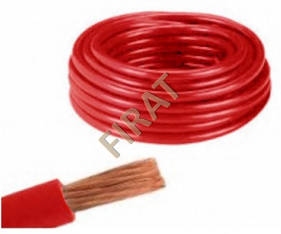 BAŞKURT / BAS.KB.AK.70MMK / AKÜ KABLOSU 70 MM KIRMIZI