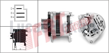 LUCAS / LUC.61920125 / ALTERNATÖR 24V 55A BMC FATİH EM 