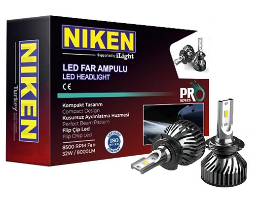 NİKEN / NKN.30401 / LED ZENON SET H7 PRO SERİSİ 